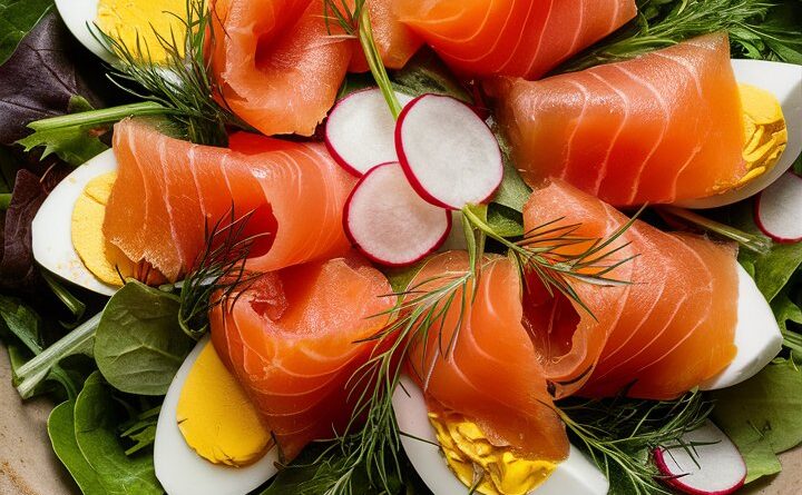 Easy Smoked Salmon Salad – Shuba Recipe