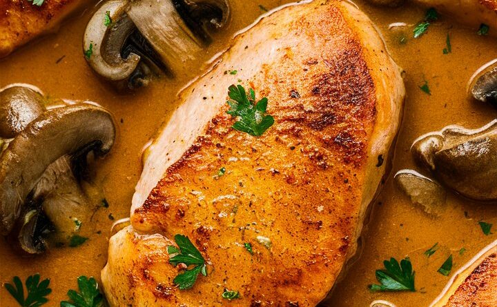 Creamy Herb Mushroom Chicken