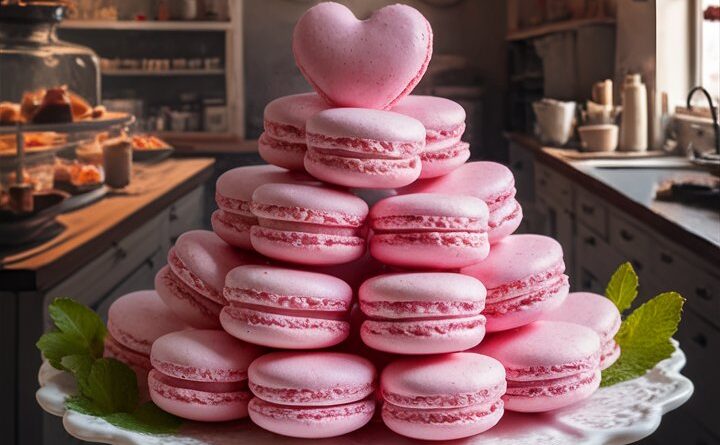 Delicious Heart Macarons with Lemon Buttercream Recipe