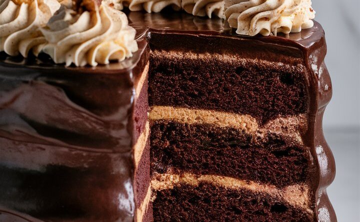 Almond Nutella Cake (Dacquoise)