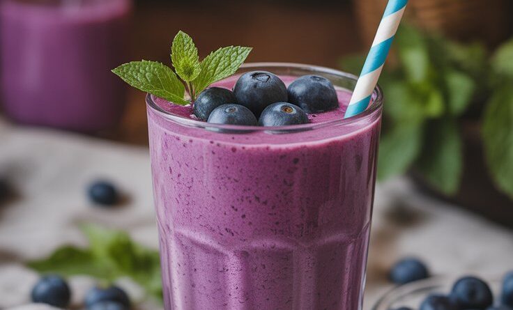 Velvety Blueberry Smoothie Recipe for a Delicious Treat