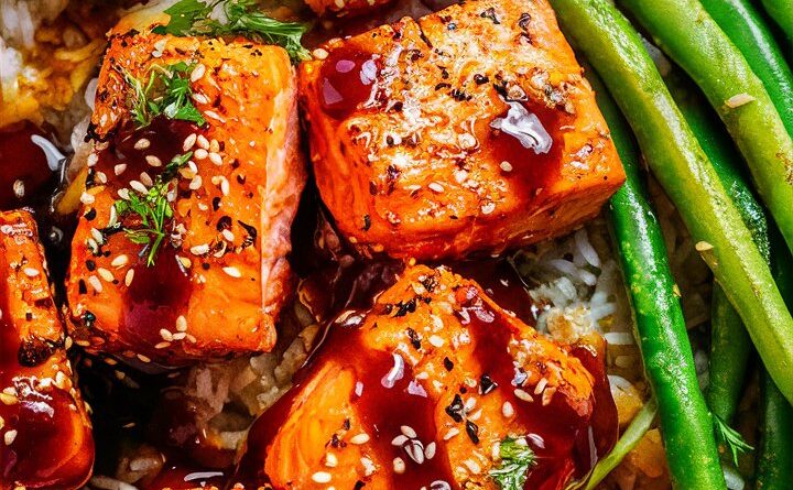 Quick and Easy Air Fryer Salmon Bites Recipe