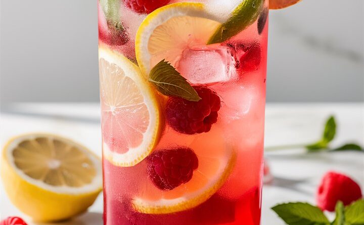 Refreshing Sparkling Raspberry Lemonade Recipe