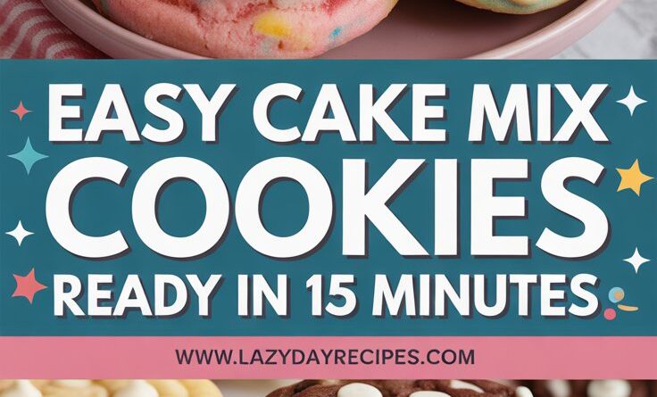 Easy Cake Mix Cookies Recipe for Beginners