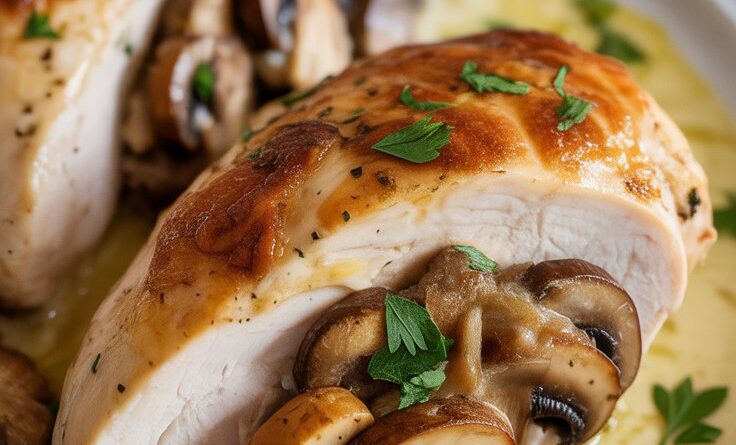 Easy Garlic Butter Stuffed Chicken Recipe
