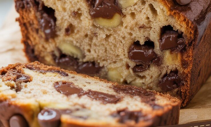 Easy Chocolate Chip Banana Bread Recipe