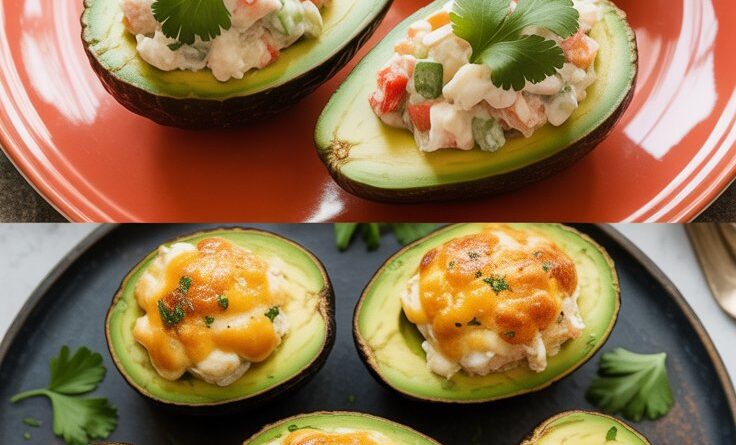 Easy Avocado Crab Boats Recipe
