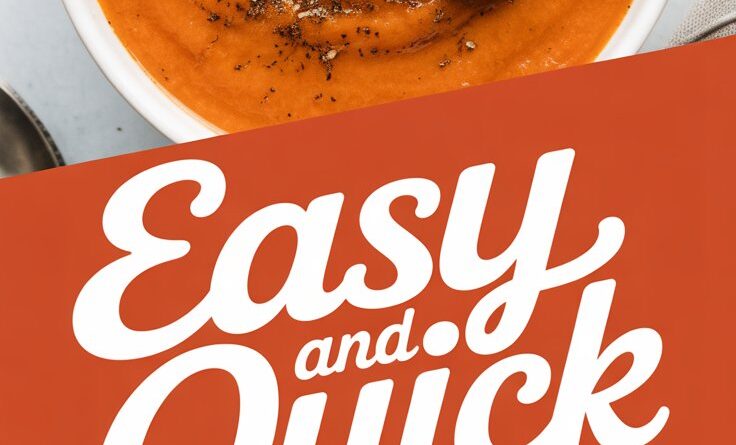 Easy Roasted Tomato Basil Soup Recipe