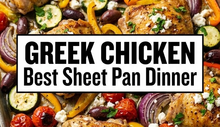 Mediterranean Chicken Sheet Pan Dinner